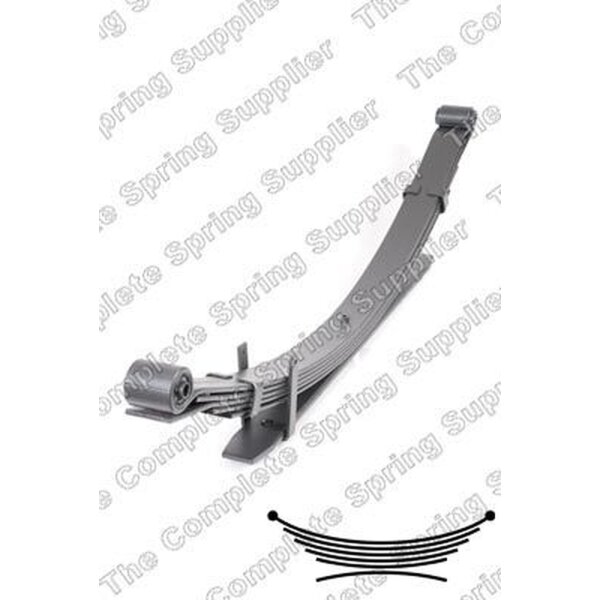 Blattfeder LESJÖFORS 6140009 Hinterachse 600mm - 1 Stück
