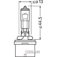 ams-OSRAM 881 Glühlampe, Hauptscheinwerfer