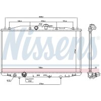 NISSENS 68604 Kühler, Motorkühlung
