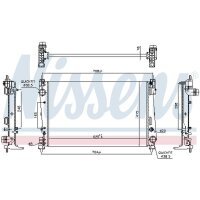 NISSENS 617864 Kühler, Motorkühlung