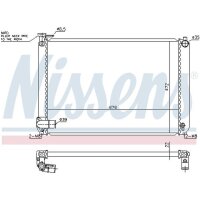 NISSENS 646913 Kühler, Motorkühlung