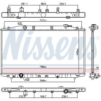 NISSENS 681373 Kühler, Motorkühlung