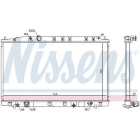 NISSENS 68137 Kühler, Motorkühlung