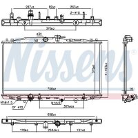 NISSENS 68152 Kühler, Motorkühlung