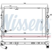 NISSENS 68733 Kühler, Motorkühlung