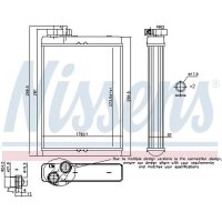 NISSENS 70231 Wärmetauscher, Innenraumheizung