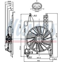 NISSENS 85706 Lüfter, Motorkühlung