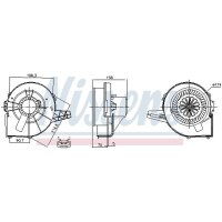 NISSENS 87028 Innenraumgebläse