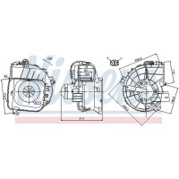 NISSENS 87084 Innenraumgebläse