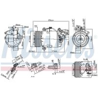 NISSENS 890071 Kompressor, Klimaanlage
