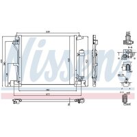 NISSENS 940337 Kondensator, Klimaanlage