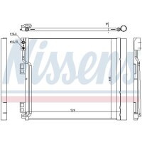 NISSENS 940386 Kondensator, Klimaanlage