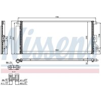 NISSENS 940390 Kondensator, Klimaanlage