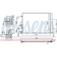 NISSENS 940405 Kondensator, Klimaanlage