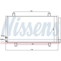 NISSENS 940443 Kondensator, Klimaanlage