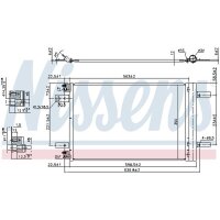 NISSENS 940458 Kondensator, Klimaanlage