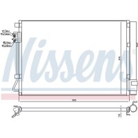 NISSENS 940564 Kondensator, Klimaanlage