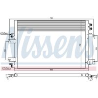 NISSENS 940570 Kondensator, Klimaanlage