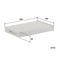 Innenraum-/Pollenfilter FILTRON K 1355 - 1 Stück