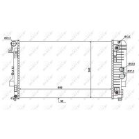 NRF 58440 Kühler, Motorkühlung