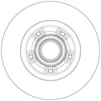 TRW DF6203BS Bremsscheibe