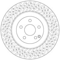 TRW DF6242S Bremsscheibe