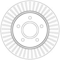 TRW DF6253S Bremsscheibe