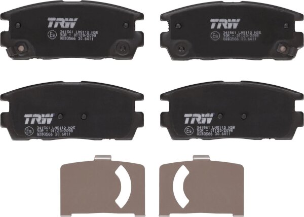 TRW GDB3566 Bremsbelagsatz, Scheibenbremse