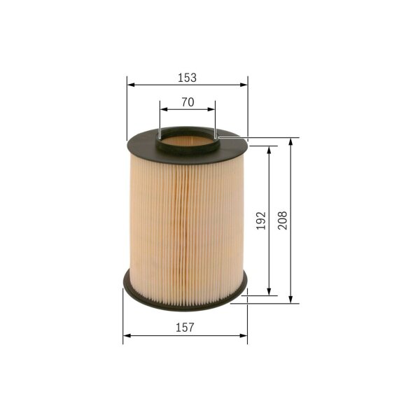 BOSCH F 026 400 492 Luftfilter