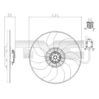 TYC 825-0019 Lüfter, Motorkühlung