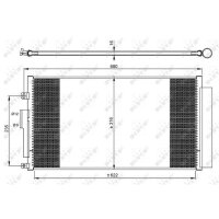 NRF 350071 Kondensator, Klimaanlage