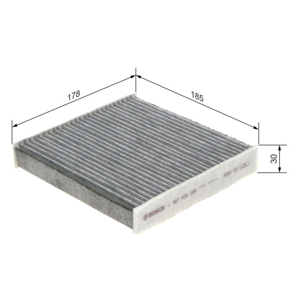 BOSCH 1 987 435 526 Filter, Innenraumluft