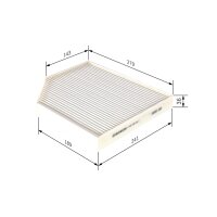 Innenraumfilter BOSCH 1 987 435 016 Pollenfilter - 1 Stück