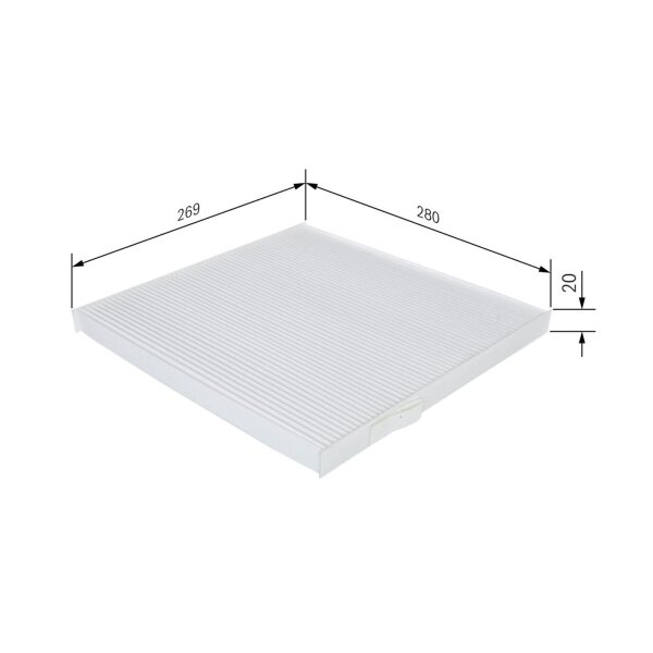 BOSCH 1 987 432 237 Filter, Innenraumluft