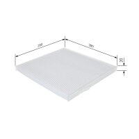 BOSCH 1 987 432 237 Filter, Innenraumluft