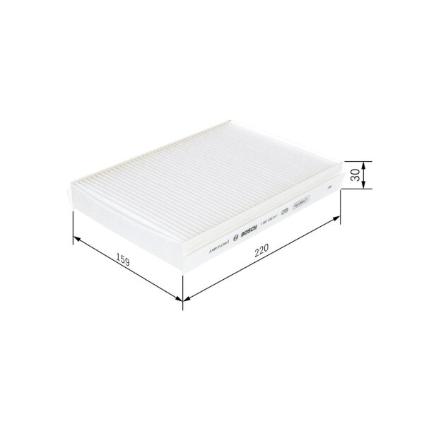 BOSCH 1 987 435 017 Filter, Innenraumluft
