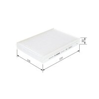 BOSCH 1 987 435 017 Filter, Innenraumluft