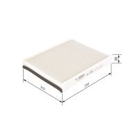 Innenraumfilter BOSCH 1 987 435 018 Pollenfilter 260x202x36mm - 1 Stück