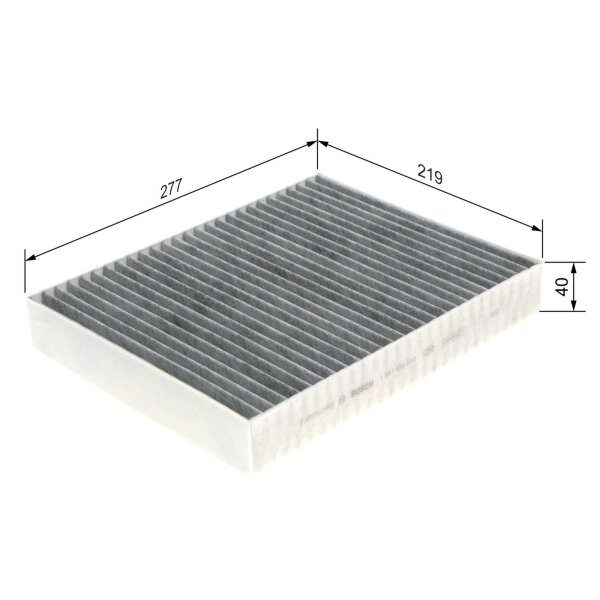 BOSCH 1 987 435 512 Filter, Innenraumluft