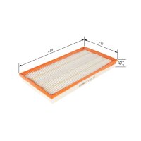 BOSCH F 026 400 312 Luftfilter