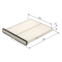 BOSCH 1 987 435 019 Filter, Innenraumluft