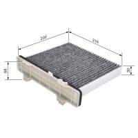 BOSCH 1 987 435 519 Filter, Innenraumluft