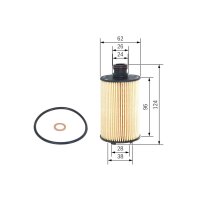 BOSCH F 026 407 154 Ölfilter