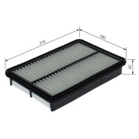 BOSCH F 026 400 347 Luftfilter
