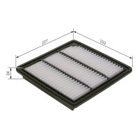 BOSCH F 026 400 407 Luftfilter