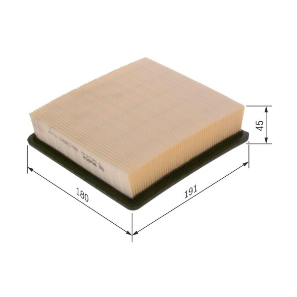 BOSCH F 026 400 408 Luftfilter