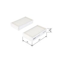 BOSCH 1 987 435 055 Filter, Innenraumluft