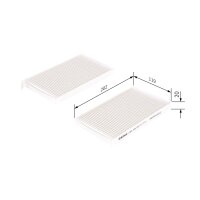 BOSCH 1 987 435 015 Filter, Innenraumluft