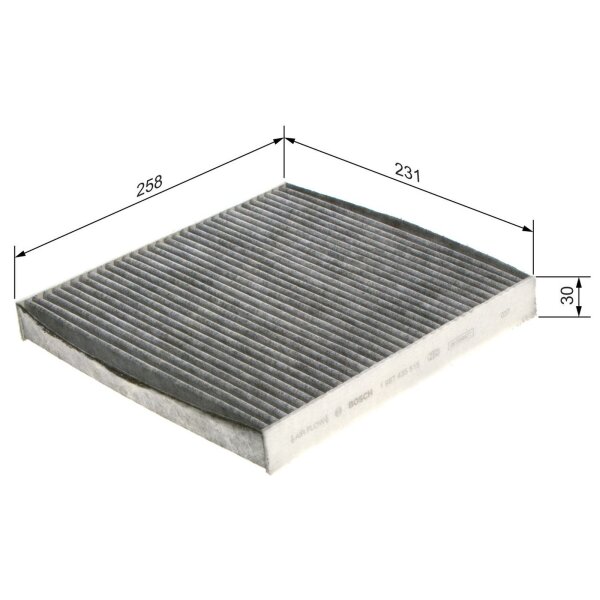 BOSCH 1 987 435 515 Filter, Innenraumluft