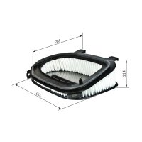 BOSCH F 026 400 366 Luftfilter